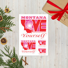Load image into Gallery viewer, LOVE MONTANA! (Pink) Sticker sheet