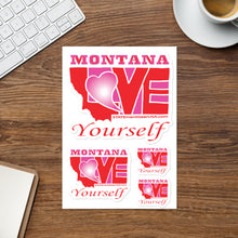 Load image into Gallery viewer, LOVE MONTANA! (Pink) Sticker sheet