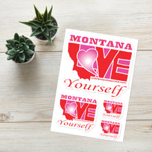 Load image into Gallery viewer, LOVE MONTANA! (Pink) Sticker sheet