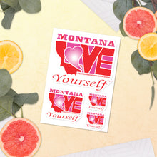 Load image into Gallery viewer, LOVE MONTANA! (Pink) Sticker sheet