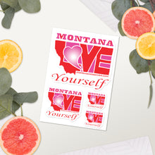 Load image into Gallery viewer, LOVE MONTANA! (Pink) Sticker sheet
