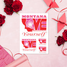Load image into Gallery viewer, LOVE MONTANA! (Pink) Sticker sheet