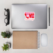 Load image into Gallery viewer, LOVE MONTANA! (Pink) Bubble-free stickers