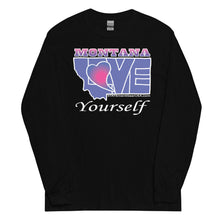 Load image into Gallery viewer, BLUE LOVE Montana! Men’s Long Sleeve Shirt