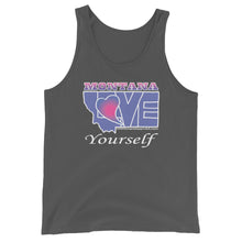 Load image into Gallery viewer, BLUE LOVE Montana! Unisex Tank Top