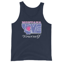 Load image into Gallery viewer, BLUE LOVE Montana! Unisex Tank Top