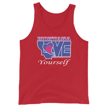 Load image into Gallery viewer, BLUE LOVE Montana! Unisex Tank Top