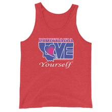 Load image into Gallery viewer, BLUE LOVE Montana! Unisex Tank Top