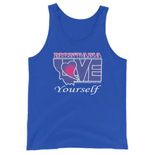 Load image into Gallery viewer, BLUE LOVE Montana! Unisex Tank Top