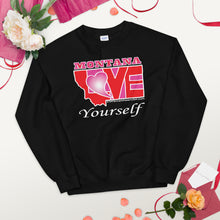 Load image into Gallery viewer, LOVE Montana! Unisex Sweatshirt