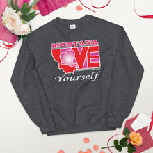 Load image into Gallery viewer, LOVE Montana! Unisex Sweatshirt