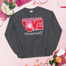 Load image into Gallery viewer, LOVE Montana! Unisex Sweatshirt