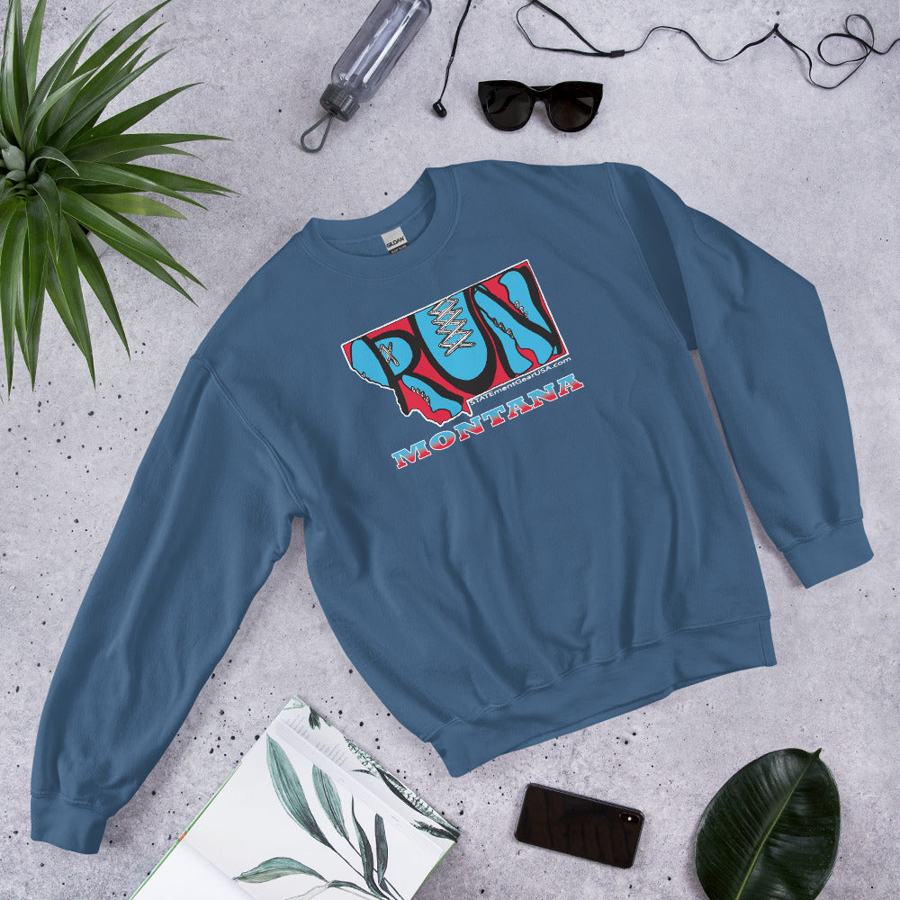 RUN Montana! Unisex Sweatshirt – STATEmentGearLLC