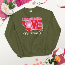 Load image into Gallery viewer, LOVE Montana! Unisex Sweatshirt