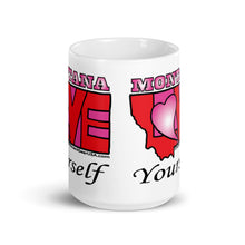 Load image into Gallery viewer, LOVE Montana! White glossy mug