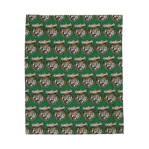 Ben Steele Wildcats Velveteen Plush Blanket