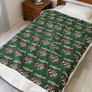 Ben Steele Wildcats Velveteen Plush Blanket