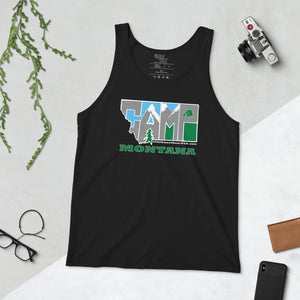 CAMP Montana! Unisex Tank Top