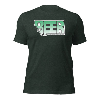 Green BEER Montana Unisex t-shirt