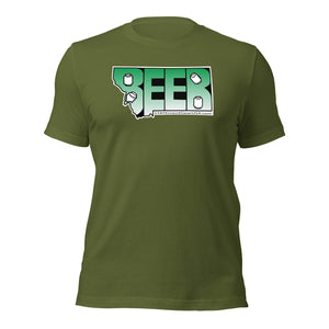 Green BEER Montana Unisex t-shirt