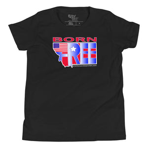 BORN FREE Montana! Youth Short Sleeve T-Shirt