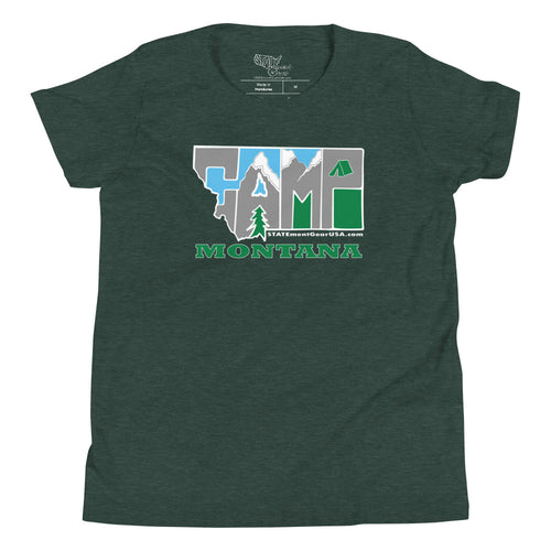 CAMP Montana! Youth Short Sleeve T-Shirt