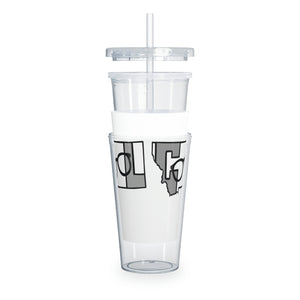 COOL Montana! Plastic Tumbler with Straw