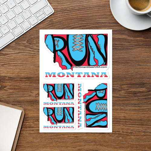 RUN Montana! Sticker sheet