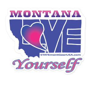 LOVE Montana Bubble-free stickers