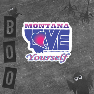 LOVE Montana Bubble-free stickers