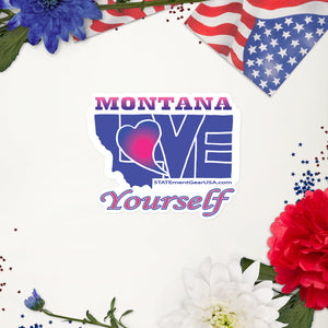 LOVE Montana Bubble-free stickers