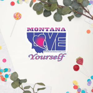 LOVE Montana Bubble-free stickers