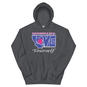 BLUE LOVE Montana! Unisex Hoodie