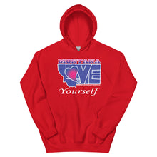 Load image into Gallery viewer, BLUE LOVE Montana! Unisex Hoodie