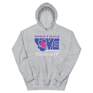 BLUE LOVE Montana! Unisex Hoodie