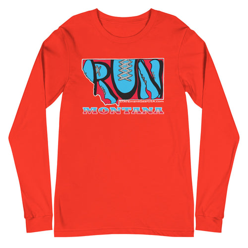 RUN Montana! Unisex Long Sleeve Tee