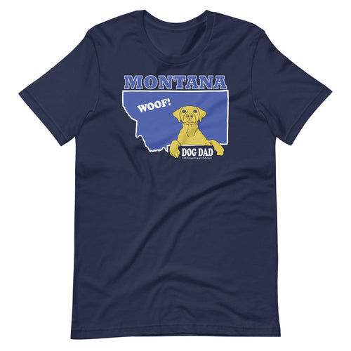WOOF! DOG DAD Short-Sleeve Unisex T-Shirt