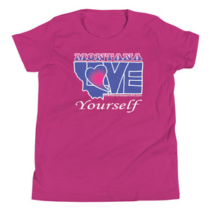 BLUE LOVE Montana! Youth Short Sleeve T-Shirt