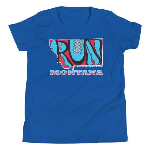 RUN Montana! Youth Short Sleeve T-Shirt